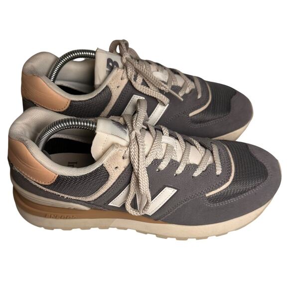 New Balance 574 Men Sz 8.5 Women Sz 10 Unisex Legacy Apollo Grey U574LGDB Preppy - Picture 1 of 14